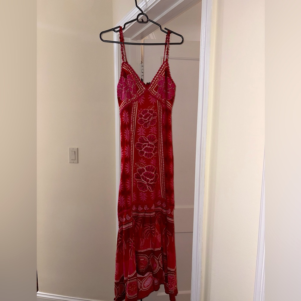 Farm Rio Summer Sunrise Maxi Dress